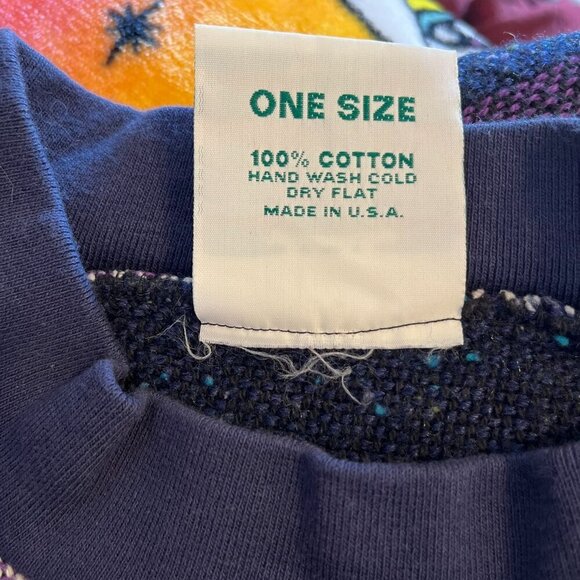 2 Vintage 90s Sugar Street Weavers Nordic Grandpa Grandma Sweaters - Picture 4 of 8